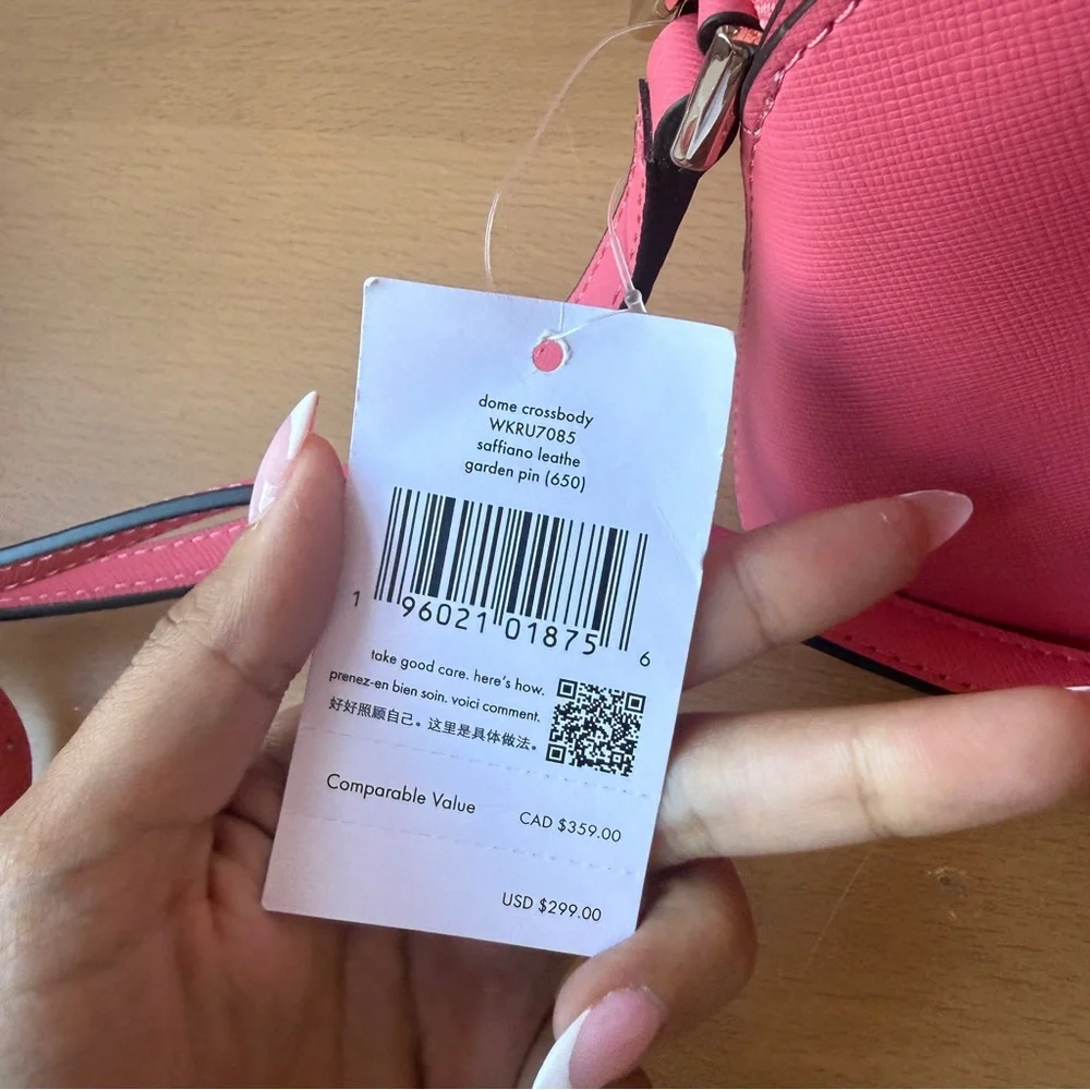 Women’s Brand New Kate Spade Pink Crossbody Bag